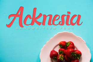 Acknesia: The Bold Script Font for Handmade Brands