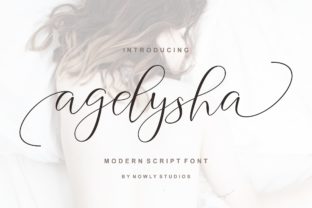 Agelysha Script Font for Elegant Web Design