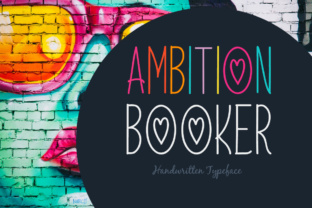 Ambition Booker: The Handwritten Font That Elevates Small Business Brands