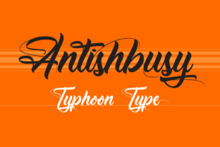 Antishbusy: A Strong Script Font for Small Business Branding