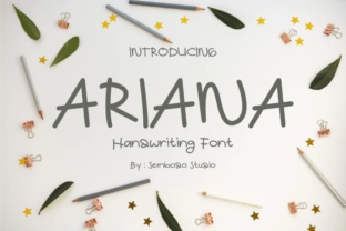 Ariana: A Charming Script Handwritten Font for Makers