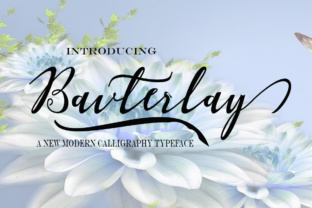 Bavterlay: A Modern Calligraphy Font for Editorial Design