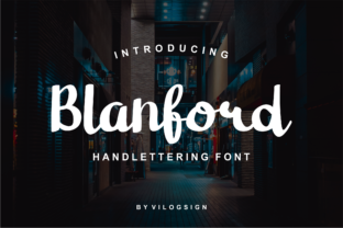 Blanford: A Bold Script Typeface for Editorial Impact