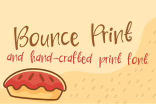 Bounce Print: A Casual Script Handwritten Font for Editorial Design