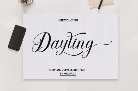 Dayling Script: The Perfect Handwritten Font for Crafters