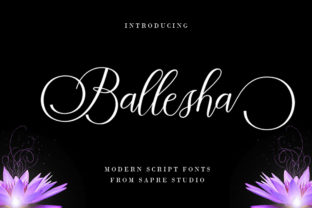 Designing with Ballesha: An Elegant Script Font for Brands