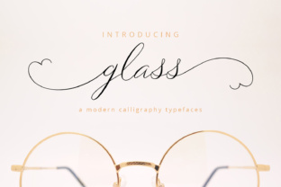 Elevate Brand Visuals with Glass Script Typeface