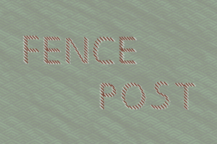 Fencepost Font: A Slanted Typeface for Bold Branding