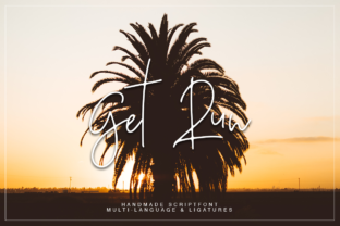 Get Run: A Fresh Calligraphy Font for Editorial Design