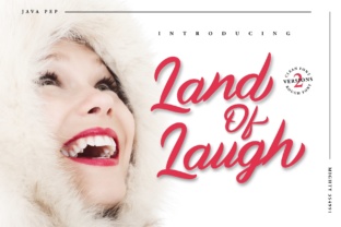 Land of Laugh: A Versatile Script Font for Web Design