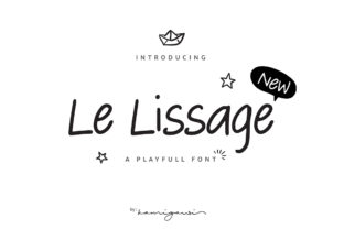 Le Lissage: A Playful Sans Serif Font for Modern Editorial Design