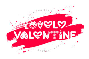 Lovely Valentine Font for Handmade Products and Labels