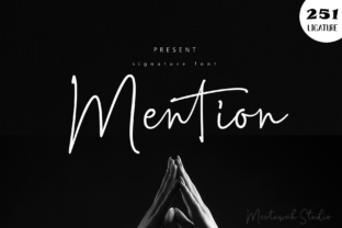 Mention: The Modern Signature Font for Small Business Branding