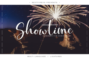 Showtime Font Review: Elevating Web Headers with Script Handwritten Style