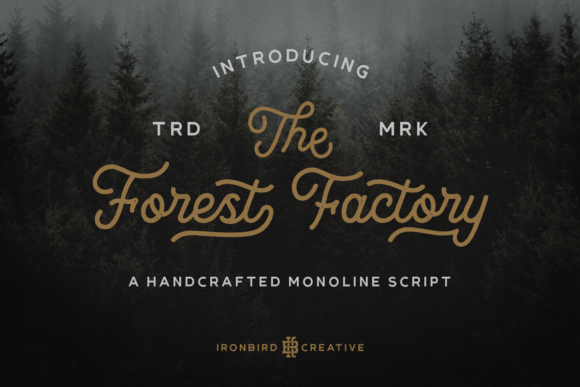 The Forest Factory Font for Handmade Brands