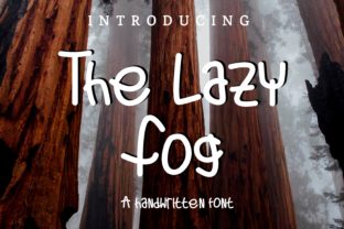 The Lazy Fog: A Chic Script Handwritten Font for Makers