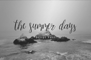 The Summer Days Script: A Beautiful Typeface for Editorial Design
