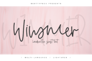 Wimmer: A Handmade Calligraphy Font for Authentic Branding